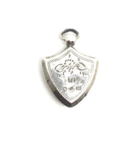 Antique Shield Silver Compass with Silver Chain Reserved - Ishy Antiques