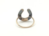 Victorian Banded Agate and Diamond Ring - Ishy Antiques