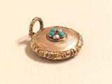 Miniature Victorian Mourning Locket - Ishy Antiques