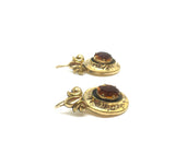 Reserved - Late Victorian Paste Earrings - Ishy Antiques