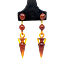The Metropolitan Museum of Art 1960's Lucite Earrings - Ishy Antiques