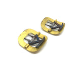 Georgian Miniature Gilt Metal Buckles - Ishy Antiques