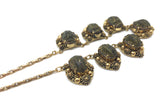 1950's Glass Scarab Jewellery Suite