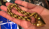 Georgian Pinchbeck Chain Bracelet and Padlock