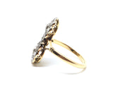 Early 20th Century Double Cluster Diamond Ring