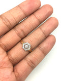 French Art Deco Diamond Cluster Ring