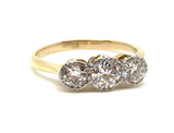 Edwardian Three Stone Diamond Ring