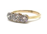 Edwardian Three Stone Diamond Ring