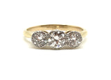Edwardian Three Stone Diamond Ring