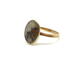 Georgian Moss Agate Ring