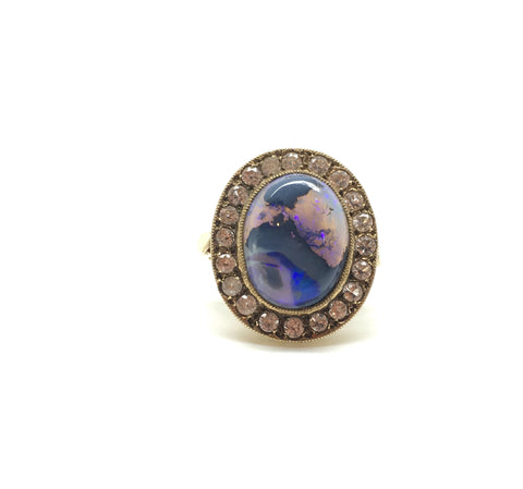 Reserved Boulder Opal Dress Ring