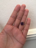 Vintage 18 Carat Gold Amethyst and Diamond Ring