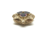 Victorian Engraved Garnet Padlock