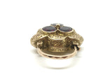 Victorian Engraved Garnet Padlock