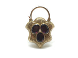 Victorian Engraved Garnet Padlock