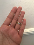 Victorian 'In Memory Of' Blue Enamel Gold Band
