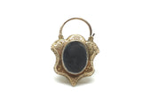 Victorian Engraved Garnet Padlock