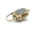 Victorian Engraved Garnet Padlock