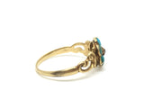 18ct gold Victorian Gold Turquoise and Diamond Ring