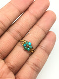 18ct gold Victorian Gold Turquoise and Diamond Ring