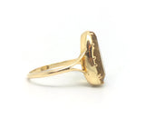 Pear Shape Citrine Ring