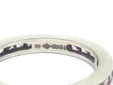 Deakin and Francis Pink Sapphire Platinum Eternity Ring
