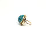 Antique Turquoise Domed Ring - Ishy Antiques
