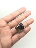 Reserved - Vintage Smoky Quartz  Gold Cocktail Ring - Ishy Antiques