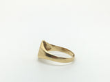 18 ct Gold Monogrammed Signet Ring - Ishy Antiques