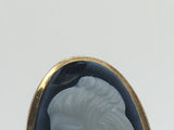 Vintage Gold Cameo Ring - Ishy Antiques