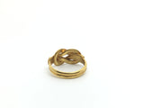 Love Knot 18ct Gold Greek Ring - Ishy Antiques