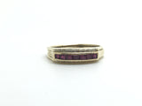 14ct Gold Interchangeable Sapphire and Ruby Diamond Ring - Ishy Antiques