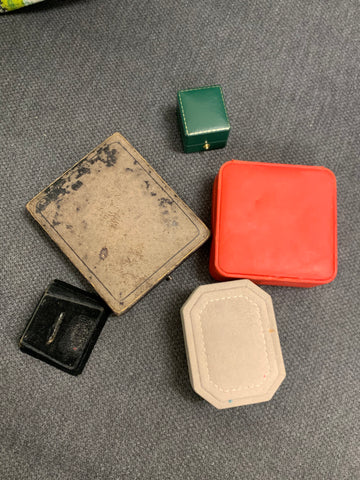 Selection of Vintage and Antique Jewellery Boxes and Cases