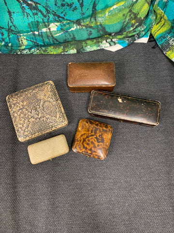 Selection of Vintage and Antique Jewellery Boxes and Cases