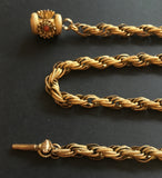 Coral Georgian Pinchbeck Chain