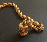 Coral Georgian Pinchbeck Chain
