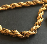 Coral Georgian Pinchbeck Chain