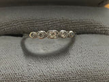 1920s Platinum and 18ct Gold 5 stone Diamond Ring