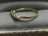1920s Platinum and 18ct Gold 5 stone Diamond Ring
