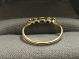 1920s Platinum and 18ct Gold 5 stone Diamond Ring