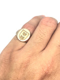 House of Lara - Gold Double Cauldron Signet Ring