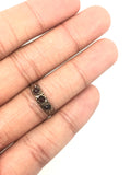 Antique Garnet Engraved Ring
