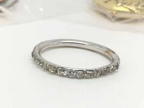 Georgian Silver Eternity Ring