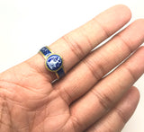 Rare French 19th Century Enamel Ring Depicting the Muse Terpsichore