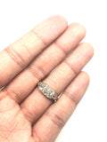 Victorian Two Row Old cut Diamond Ring in 18ct Gold
