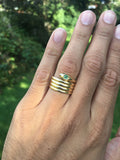 Reserved Victorian 18ct Gold Emerald Set Snake Ring