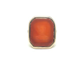 Emperor Caracalla Victorian Carnelian Intaglio Seal Ring