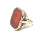 Emperor Caracalla Victorian Carnelian Intaglio Seal Ring