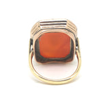 Emperor Caracalla Victorian Carnelian Intaglio Seal Ring
