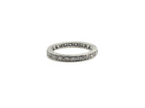 18ct White Gold Art Deco Diamond Eternity Ring